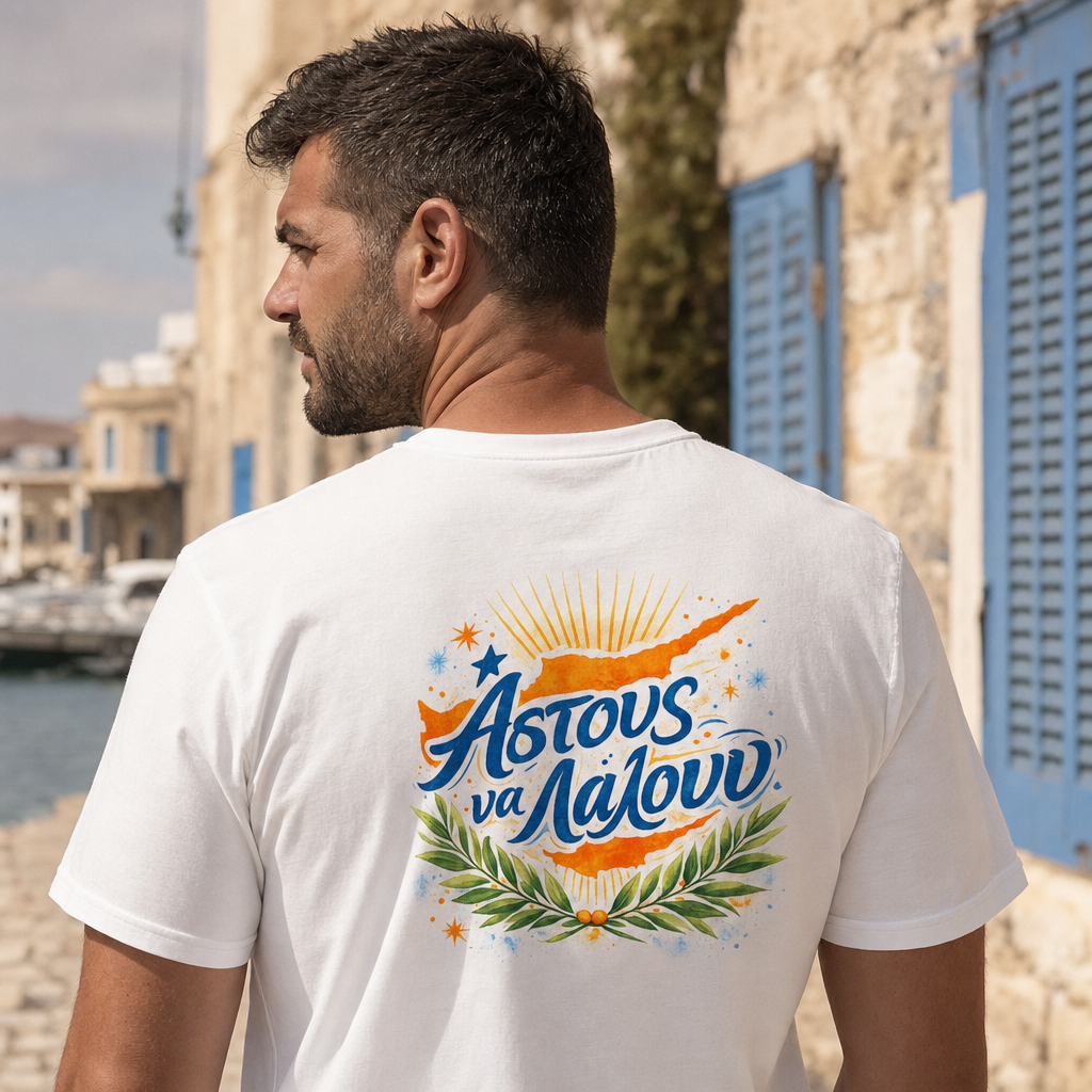 Astous tee - male back close
