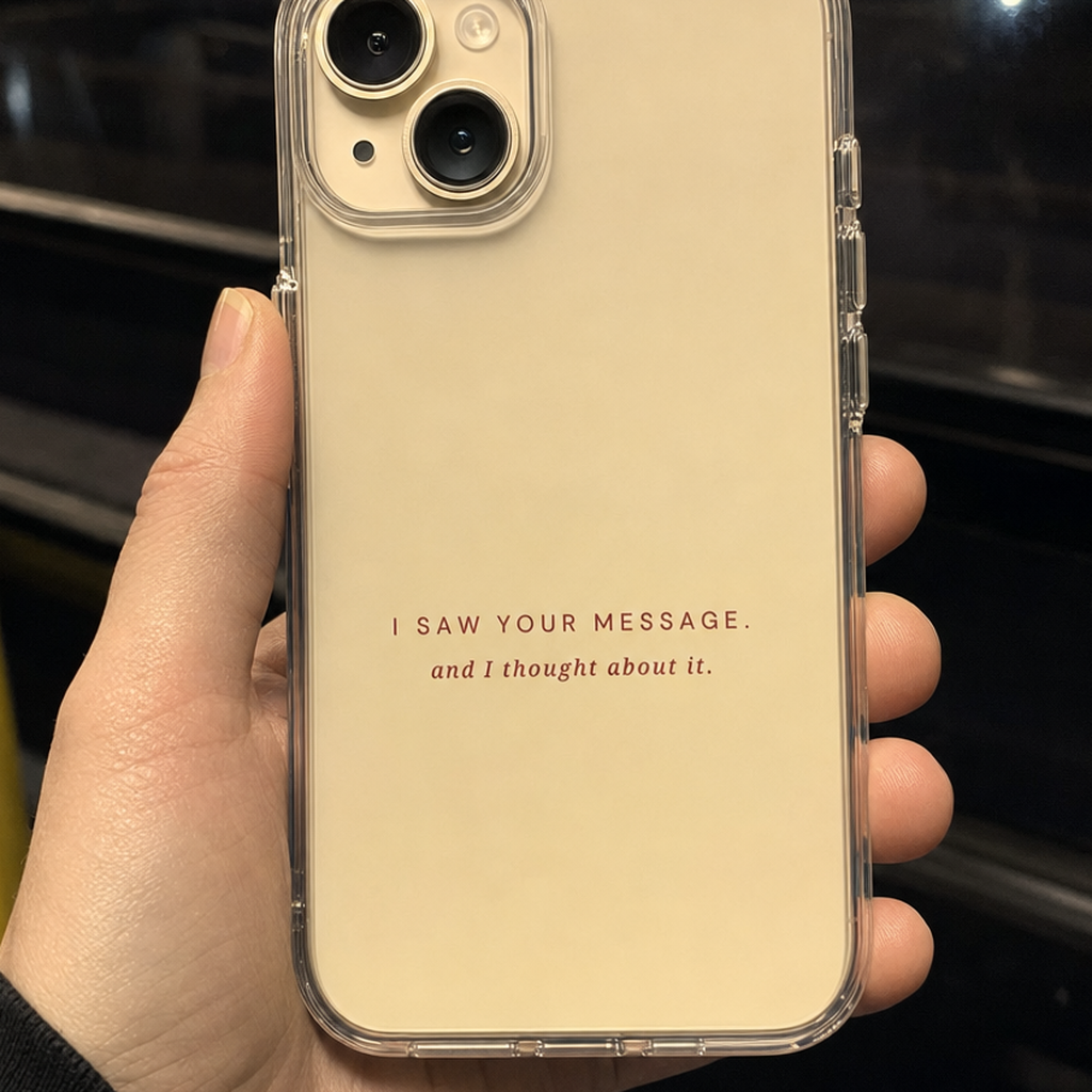 i-saw-your-message phone case