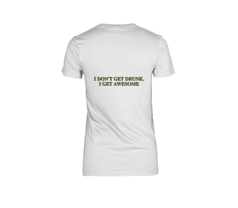 Female Back T-Shirt Mockup